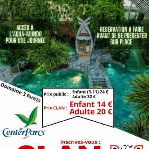 Billetterie - Center Parcs
