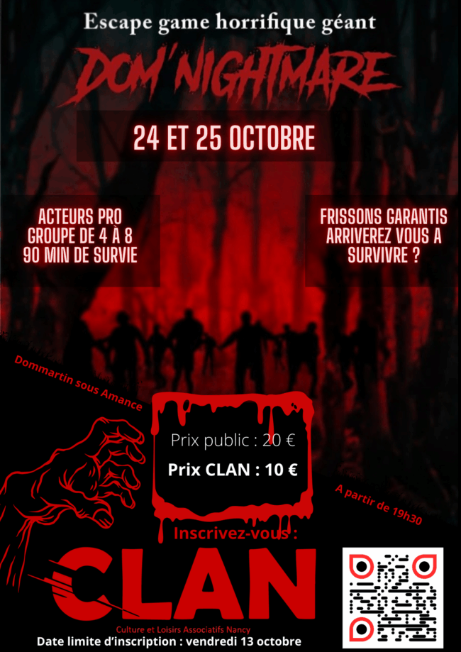 Billetterie Dom'Nightmare