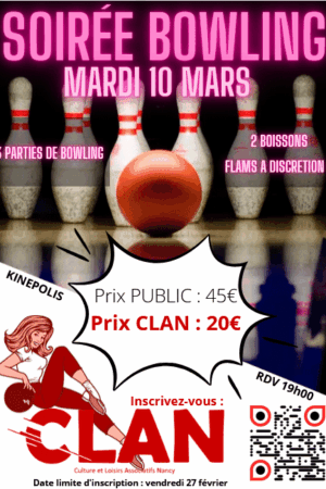 Soirée bowling