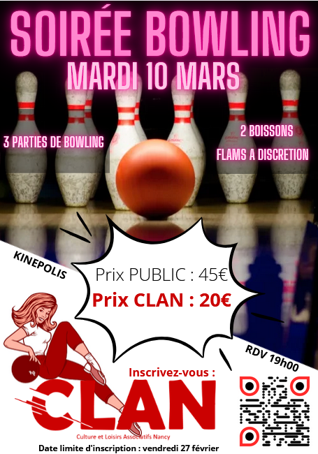 Soirée bowling