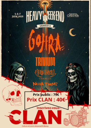 Billet concert Heavy Week-end - samedi 6 juin 2026