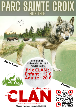 Billetterie - Parc Sainte-Croix