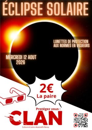 Lunettes de protection pour éclipse solaire
