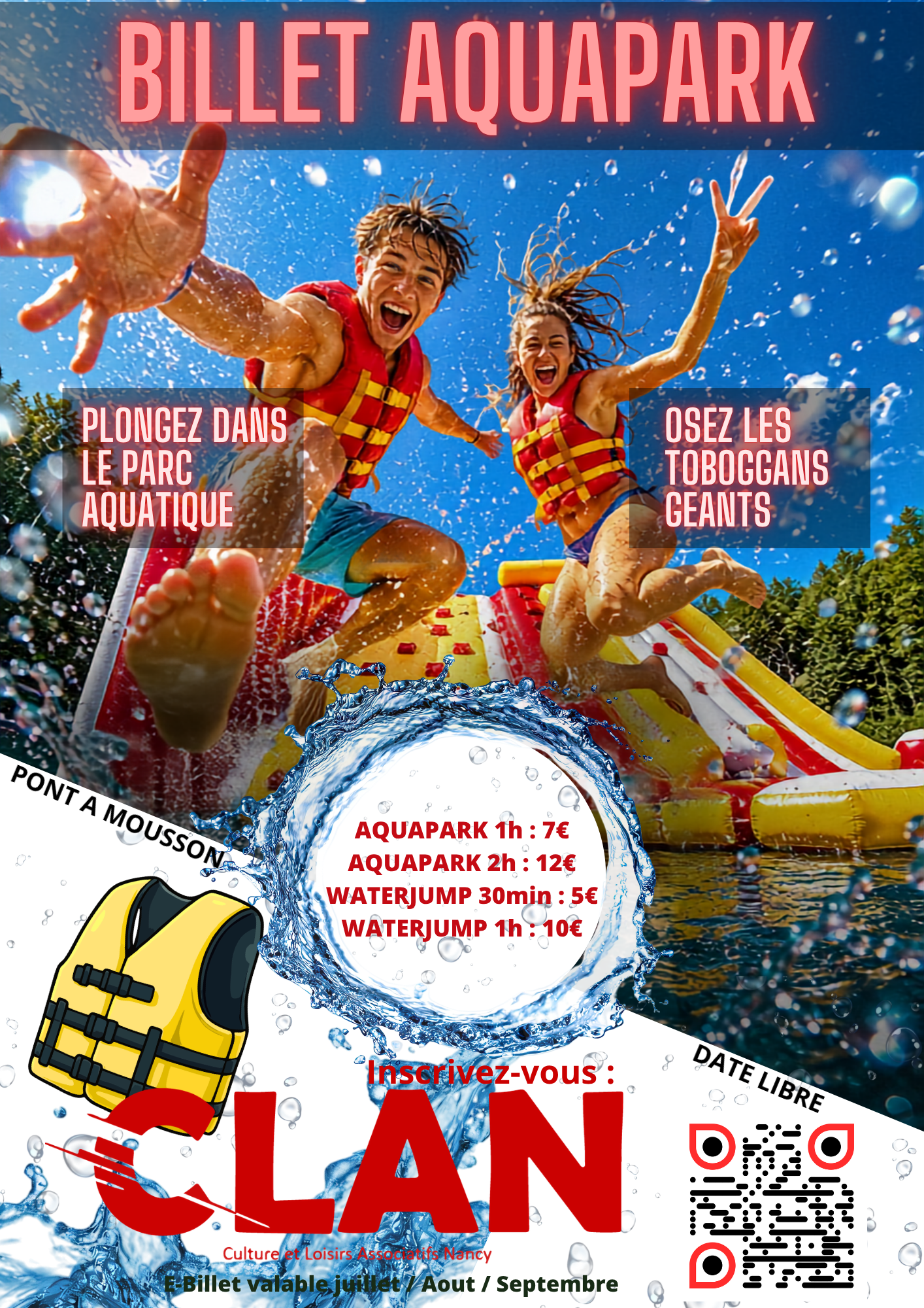 Billetterie - Aquapark